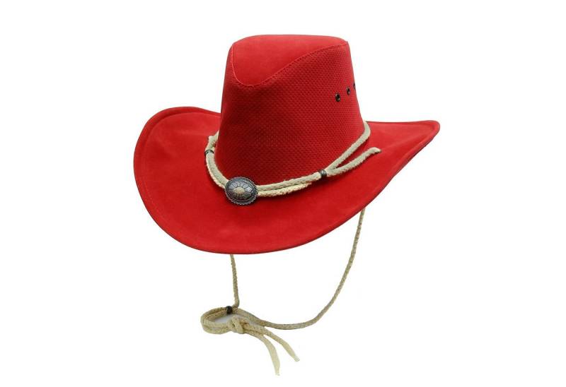 Outbacker Cowboyhut Outdoor Sommerhut in veganem Leder mit perforiertem Block super leicht von Outbacker