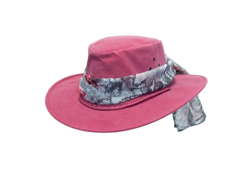 Outbacker Cowboyhut Outdoor Sommerhut mit Hutschal aus veganem Leder super leicht und luft von Outbacker