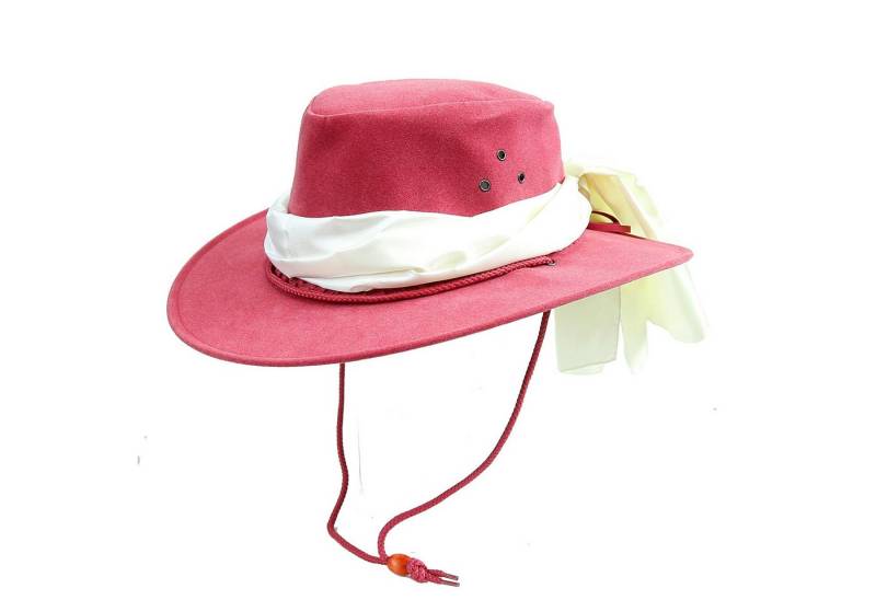 Outbacker Cowboyhut Outdoor Sommerhut mit Hutschal aus veganem Leder super leicht und luft von Outbacker