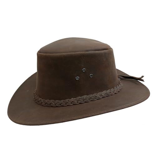 Outbacker Kinder Cowboy Hut- wetterfest und robust in braun und schwarz, Größe 54-57 Outbacker Kinder Cowboy Hut- wetterfest und robust in braun und schwarz, Größe 54-57 von Outbacker