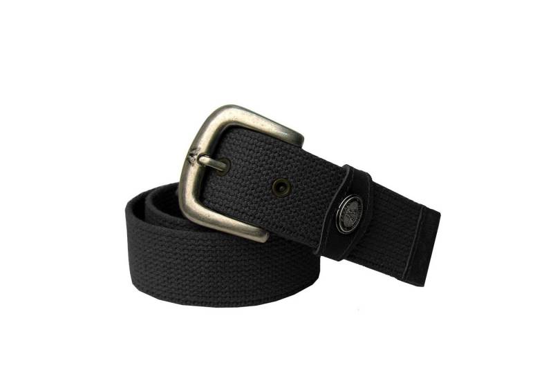 Outbacker Ledergürtel Klassischer Gürtel mit Dorn-Schnalle aus robustem Canvas mit Lederschl von Outbacker