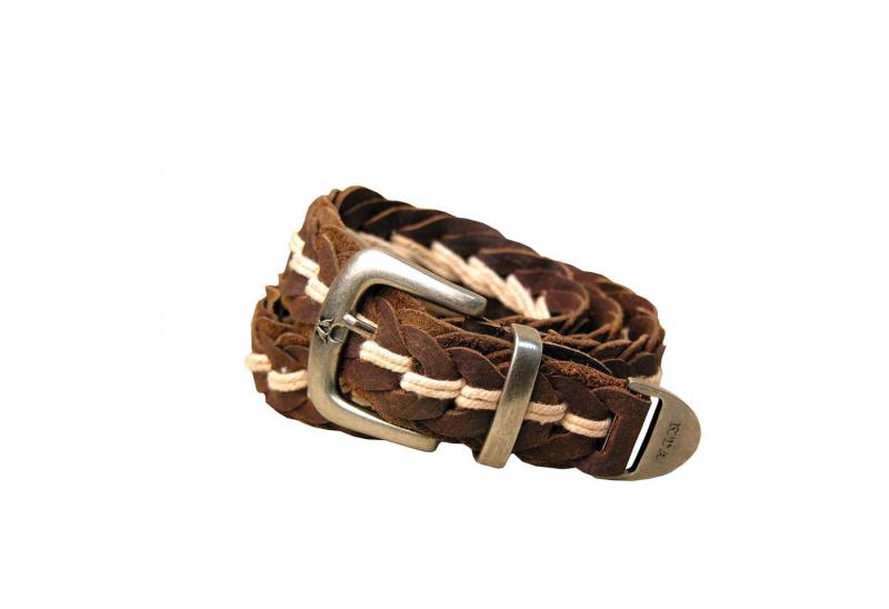 Outbacker Ledergürtel geflochtener Ledergürtel in Handarbeit gefertigt von Outbacker
