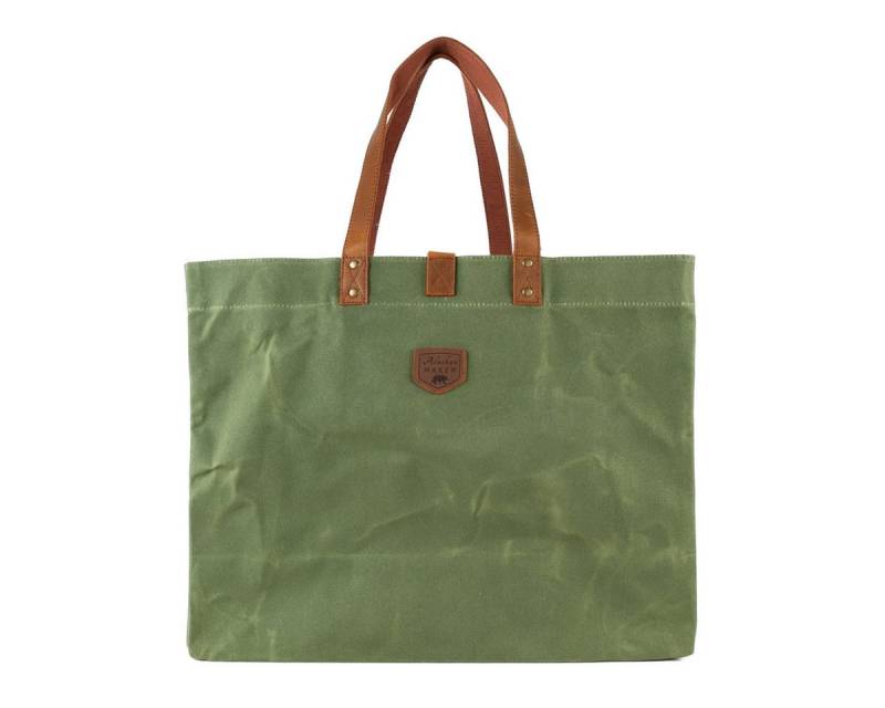 Outbacker Schultertasche ESCAPADE – große Schultertasche aus gewachstem Canvas von Outbacker