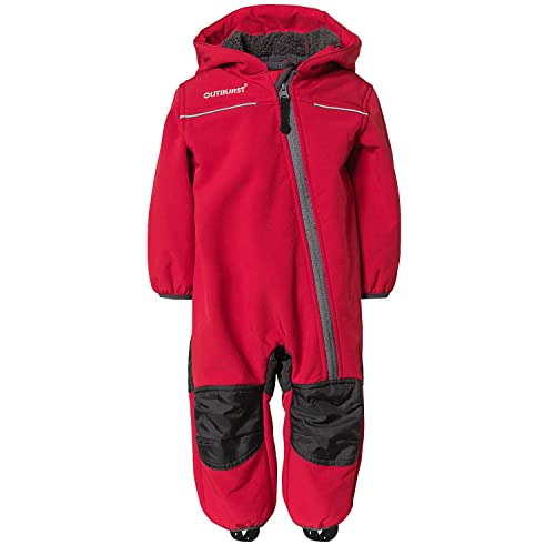 Outburst - Baby Kinder Jungen Softshell-Overall Schneeanzug gefüttert wasserdicht 10.000 mm Wassersäule atmungsaktiv Winddicht, rot/anthrazit - 14438169 - Größe 98 Outburst - Baby Kinder Jungen Softshell-Overall Schneeanzug gefüttert wasserdicht 10.000 mm Wassersäule atmungsaktiv Winddicht, rot/anthrazit - 14438169 - Größe 98 von Outburst