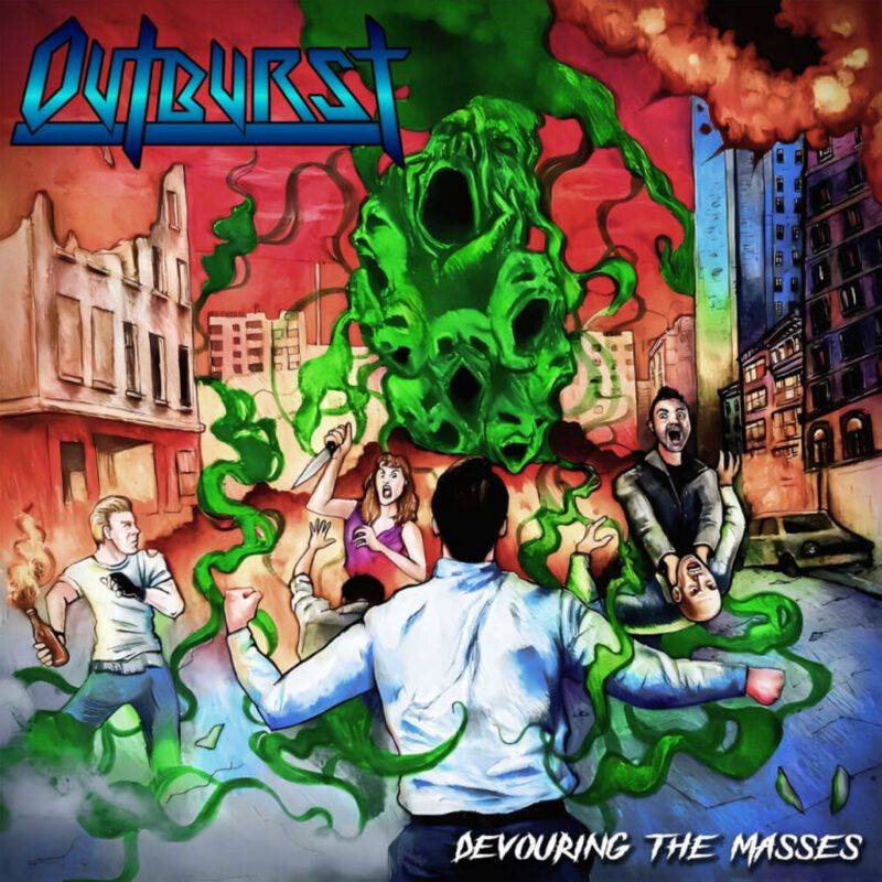 Outburst Devouring the masses CD multicolor von Outburst