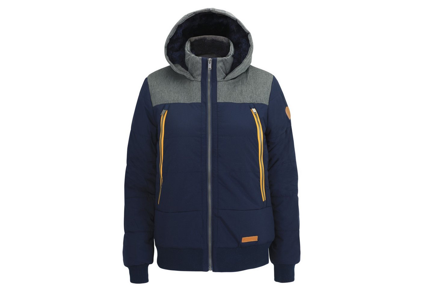 Outburst Funktionsjacke Winterjacke mit Lammfell-Imitat und Kapuze von Outburst