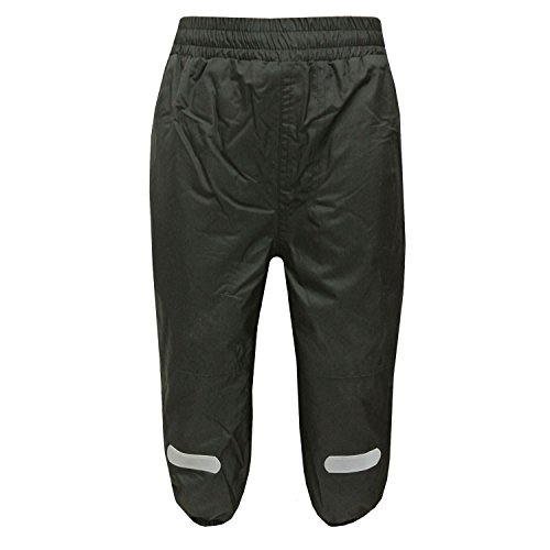 Outburst - Jungen Regenhose Matschhose Skihose Fleecefutter wasserundurchlässig, anthrazit, Größe 116 von Outburst