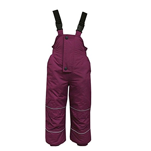 Outburst - Kids Mädchen Skihose Schneehose Wasserdicht 10.000 mm Wassersäule, brombeer, Größe 104 von Outburst