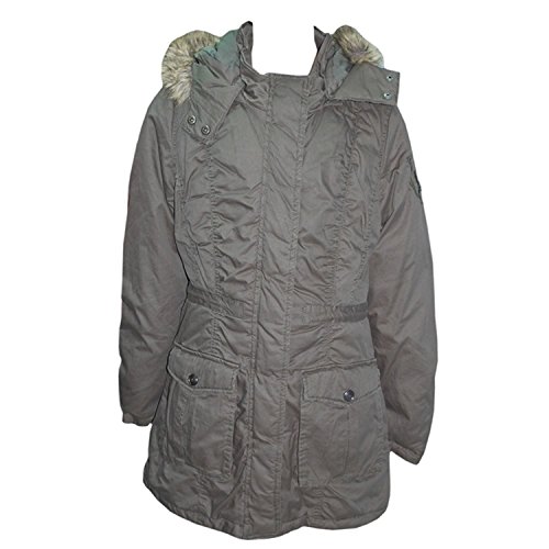 Outburst - Mädchen Parka Winterjacke Kurzmantel wasserabweisend, Khaki, Größe 140 von Outburst