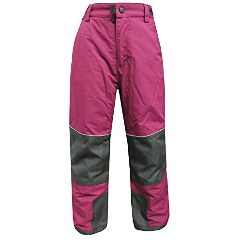 Outburst - Mädchen Skihose Schneehose Wasserdicht 10.000 mm Wassersäule, brombeer - 4504216, Größe 128 von Outburst