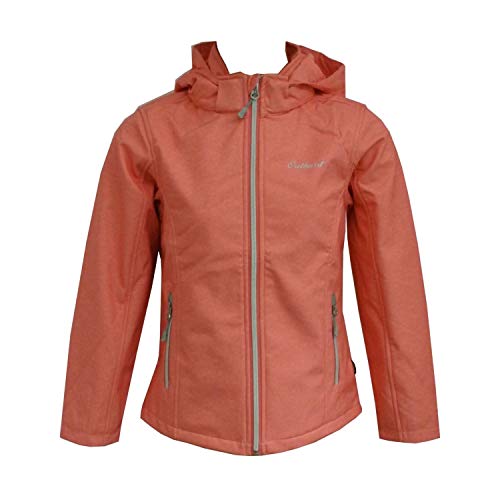 Outburst - Mädchen Softshelljacke Regenjacke wasserabweisend 10.000 mm Wassersäule Winddicht atmungsaktiv, Koralle - 8471418, Größe 164 von Outburst