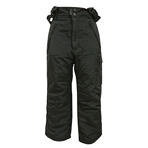 Outburst - Mädchen und Jungen Skihose Schneehose, schwarz, Größe 140 von Outburst