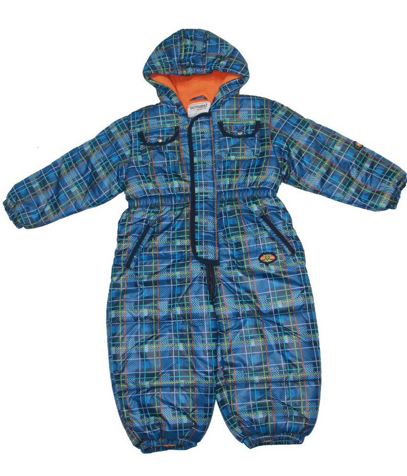 Outburst Overall Outburst Jungen Schneeanzug kariert blau (1-tlg) von Outburst