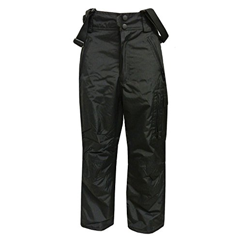 Outburst - Skihose Schneehose 10.000 mm Wassersäule Skihose Schneehose Jungen, schwarz, Größe 128 von Outburst