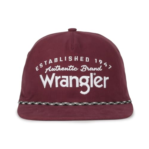 Outdoor Cap Herren Wrangler Western Cap by Baseballkappe, Burgunderrot, One Size von Outdoor Cap