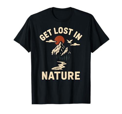 Creation Get Lost In Nature Vintage Herren Christian Religiös T-Shirt Creation Get Lost In Nature Vintage Herren Christian Religiös T-Shirt von Outdoor Christian Catholic Faith Camping Apparel