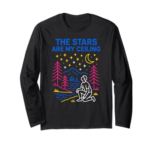 Creation The Stars Are My Ceiling Cool Damen Christian Langarmshirt Creation The Stars Are My Ceiling Cool Damen Christian Langarmshirt von Outdoor Christian Catholic Faith Camping Apparel