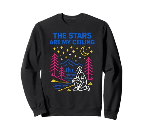 Creation The Stars Are My Ceiling Cool Damen Christian Sweatshirt Creation The Stars Are My Ceiling Cool Damen Christian Sweatshirt von Outdoor Christian Catholic Faith Camping Apparel