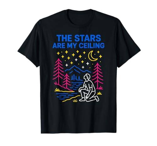 Creation The Stars Are My Ceiling Cool Damen Christian T-Shirt Creation The Stars Are My Ceiling Cool Damen Christian T-Shirt von Outdoor Christian Catholic Faith Camping Apparel