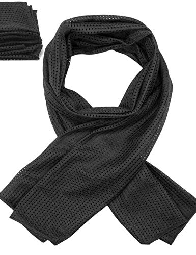 OUTDOOR SAXX Multifunktions-Hals-Tuch, Mesh-Gewebe, für Jagd und Angeln, 154 x 48 cm, schwarz von Outdoor Saxx