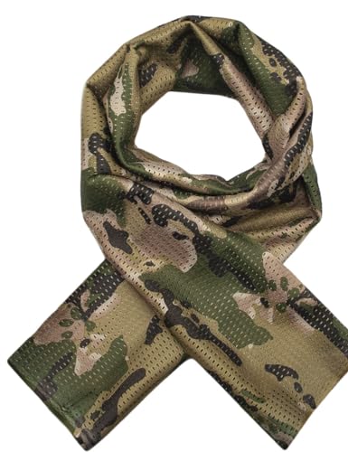 OUTDOOR SAXX Multifunktions-Hals-Tuch, für Jagd und Angeln, Mesh-Gewebe, 154 x 48 cm, Camouflage von Outdoor Saxx