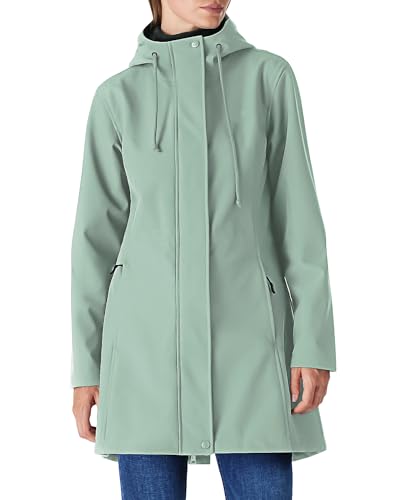 Damen Regenjacke Lange Softshelljacke mit Kapuze Frauen Übergangsjacke Regenmantel Gefütterte Funktionsjacke Wasserdichte Windbreaker Wanderjacke Atmungsaktive Jacke Outdoorjacke China Grün 4XL Damen Regenjacke Lange Softshelljacke mit Kapuze Frauen Übergangsjacke Regenmantel Gefütterte Funktionsjacke Wasserdichte Windbreaker Wanderjacke Atmungsaktive Jacke Outdoorjacke China Grün 4XL von Outdoor Ventures