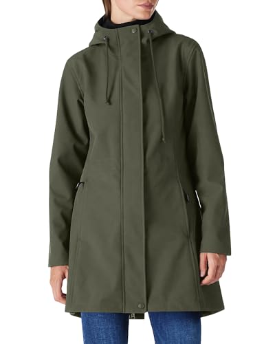 Damen Regenjacke Lange Softshelljacke mit Kapuze Frauen Übergangsjacke Regenmantel Gefütterte Funktionsjacke Wasserdichte Windbreaker Wanderjacke Atmungsaktive Outdoorjacke für Wandern Laufen Grün S Damen Regenjacke Lange Softshelljacke mit Kapuze Frauen Übergangsjacke Regenmantel Gefütterte Funktionsjacke Wasserdichte Windbreaker Wanderjacke Atmungsaktive Outdoorjacke für Wandern Laufen Grün S von Outdoor Ventures
