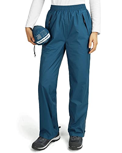 Outdoor Ventures Damen Regenhose Wasserdicht Atmungsaktiv Gefüttert Überziehhose - Winddicht Packbar Hose Leichte Softshellhose zum Wandern Fahrrad Navy Blau 38 Outdoor Ventures Damen Regenhose Wasserdicht Atmungsaktiv Gefüttert Überziehhose - Winddicht Packbar Hose Leichte Softshellhose zum Wandern Fahrrad Navy Blau 38 von Outdoor Ventures