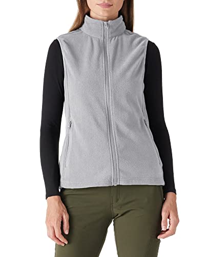 Outdoor Ventures Damen Fleece Weste Outdoor Ultraleichte Polar Fleeceweste Dünne Luafwesten für Frauen Ärmellos Jacke mit Taschen Frühlings Herbst für Laufen Wandern Camping, Hellgrau M von Outdoor Ventures