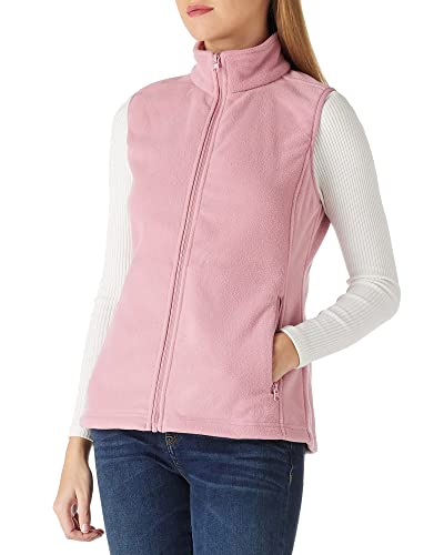 Outdoor Ventures Fleece Weste für Damen,Weich Ärmellos Jacke mit Reißverschlusstaschen, Sport Laufweste Frühling Herbst Fleeceweste Frauen Rosa L von Outdoor Ventures