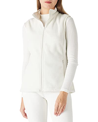 Outdoor Ventures Fleece Weste für Damen,Weich Ärmellos Jacke mit Reißverschlusstaschen, Sport Laufweste Frühling Herbst Fleeceweste Frauen Weiß S von Outdoor Ventures