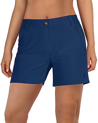 Outdoor Ventures Kurze Hose Damen UPF50+ UV Schutz Wander Shorts Sommer Leicht Trekking Shorts Stretch Schnelltrocknend Wanderhose Dunkelblau DE40 Outdoor Ventures Kurze Hose Damen UPF50+ UV Schutz Wander Shorts Sommer Leicht Trekking Shorts Stretch Schnelltrocknend Wanderhose Dunkelblau DE40 von Outdoor Ventures