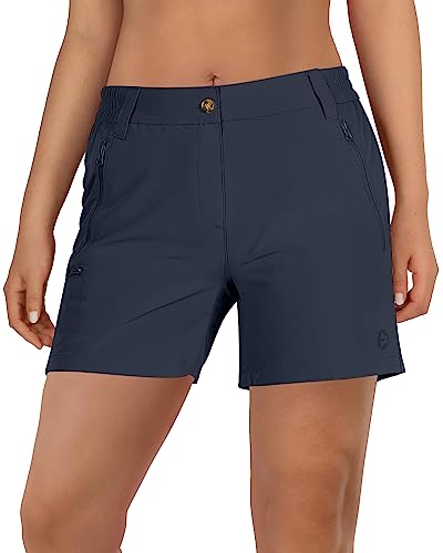 Outdoor Ventures Kurze Hose Damen UPF50+ UV Schutz Wander Shorts Sommer Leicht Trekking Shorts Stretch Schnelltrocknend Wanderhose Grau DE40 Outdoor Ventures Kurze Hose Damen UPF50+ UV Schutz Wander Shorts Sommer Leicht Trekking Shorts Stretch Schnelltrocknend Wanderhose Grau DE40 von Outdoor Ventures