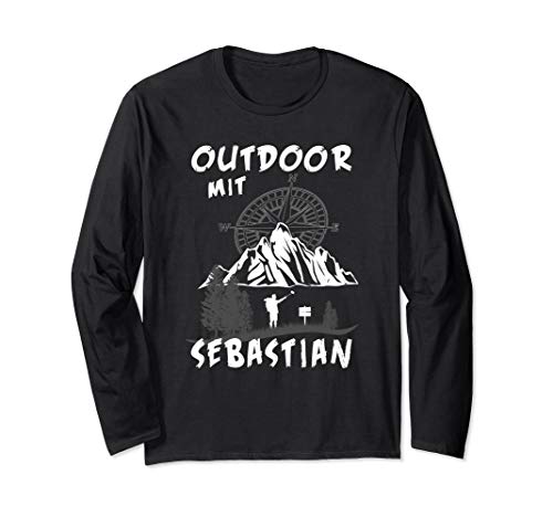 Outdoor mit Sebastian für Herren, Damen und Kinder Wander Langarmshirt von Outdoor mit Sebastian