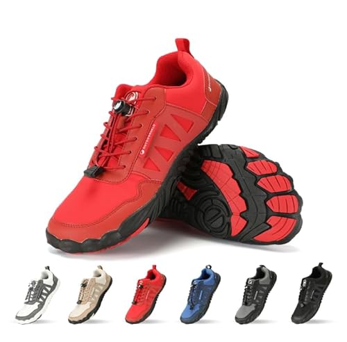 OutdoorHeld Expert Prime - Barfußschuhe Herren & Damen – Orthopädisch, Leicht & Atmungsaktiv – rutschfest & Komfortabel – Trekkingschuhe mit Zehenbox – Größen 35-48 EU – Für Outdoor & Sport von OutdoorHeld