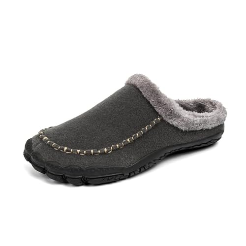 OutdoorHeld Home Pro - warme Barfuß-Hausschuhe I Dunkelgrau I 39 von OutdoorHeld