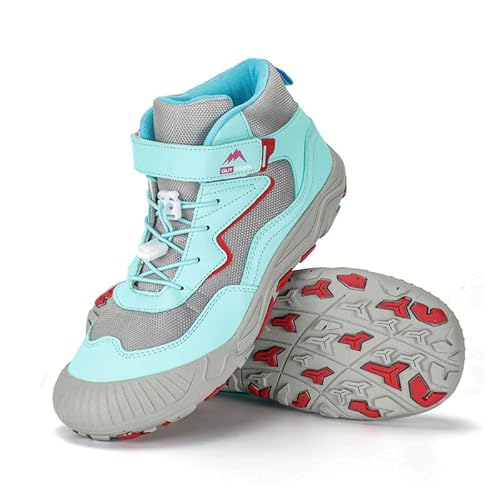 OutdoorHeld Winter Max Kids - wasserfeste Kinder-Barfußschuhe I Hellblau-Grau I 30 von OutdoorHeld