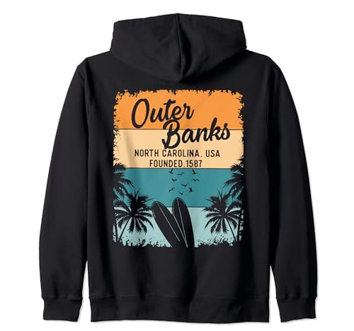 Outer Banks Shirts Herren Damen Kinder OBX North Carolina NC Kapuzenjacke von Outer Banks By Design Tee Company