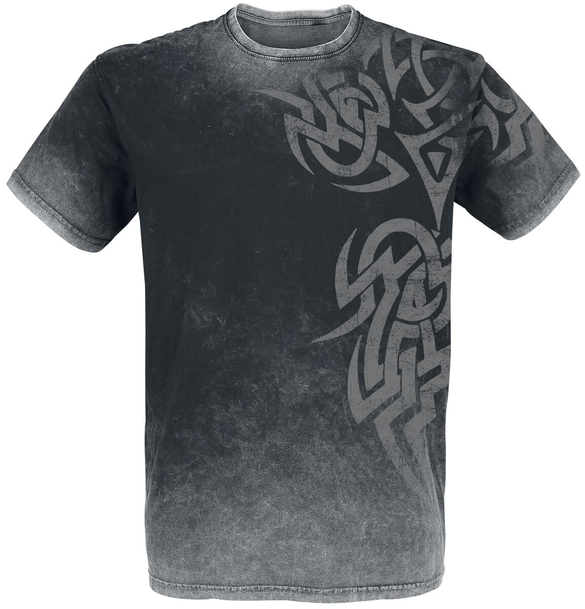 Outer Vision Broken Symbol T-Shirt schwarz in 3XL von Outer Vision