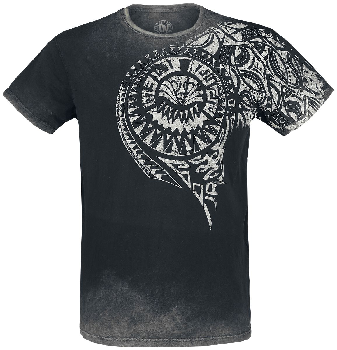 Outer Vision Burned Tattoo T-Shirt grau in 4XL von Outer Vision