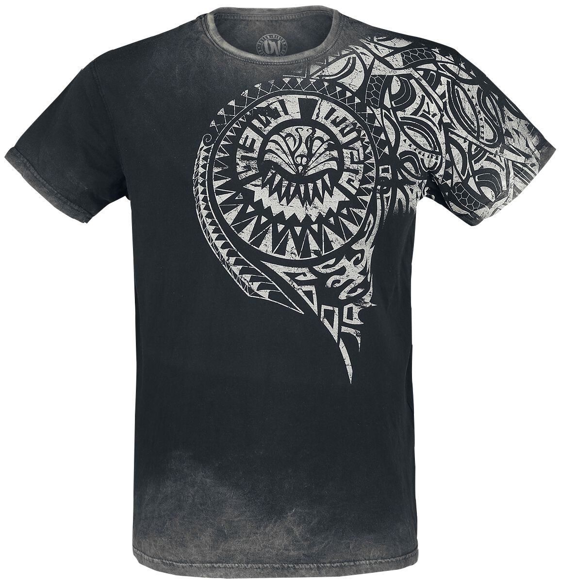 Outer Vision Burned Tattoo T-Shirt grau in L von Outer Vision