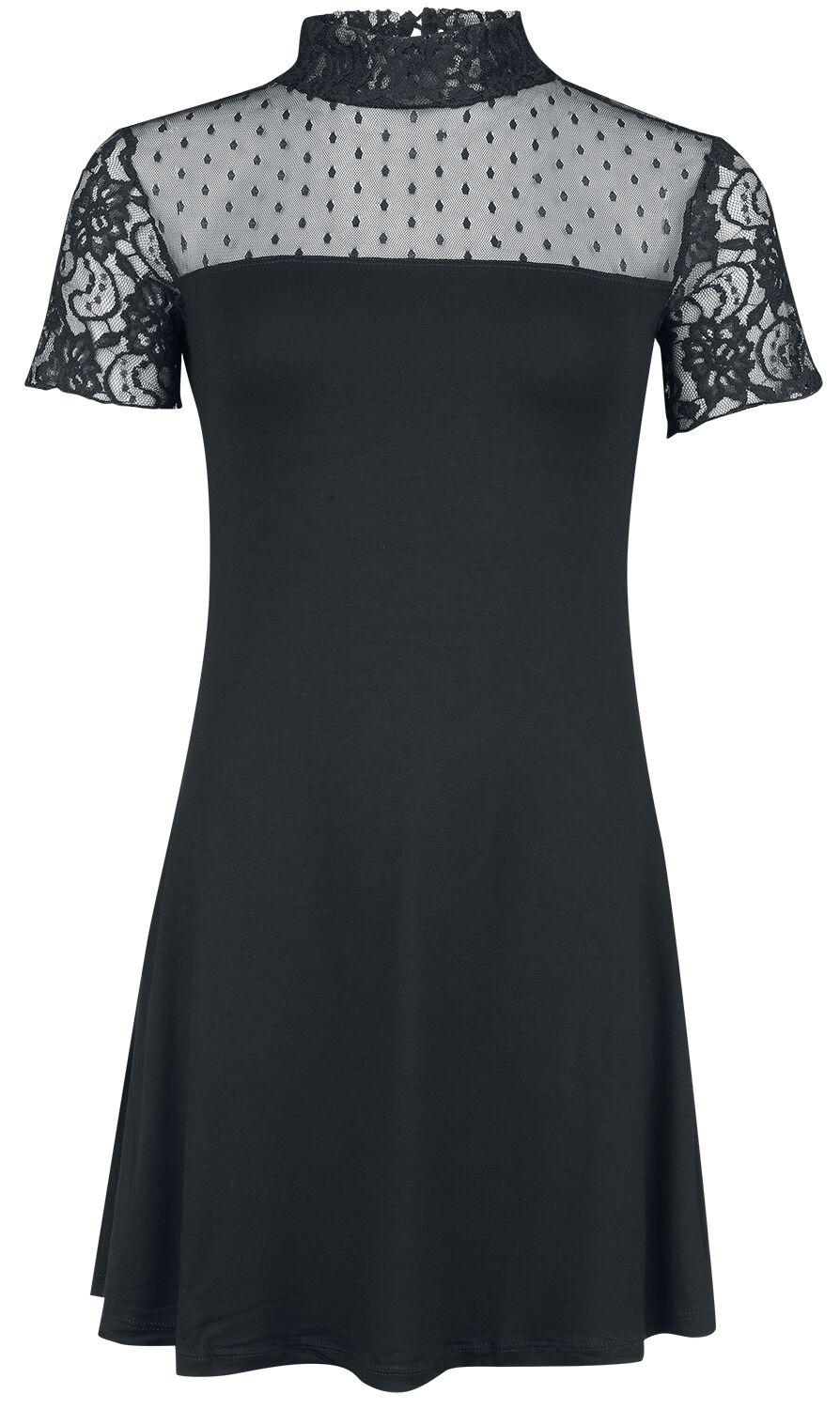Outer Vision Dress Hera Kurzes Kleid schwarz in XL von Outer Vision
