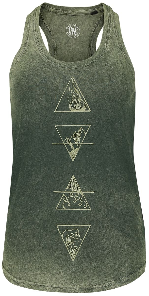 Outer Vision Elements Top grün in L von Outer Vision