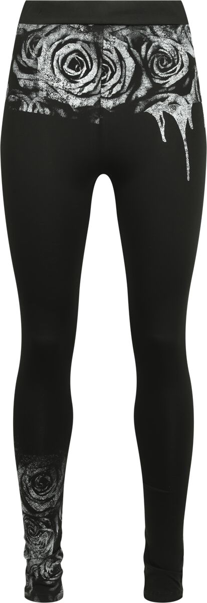 Outer Vision - Gothic Leggings - Goba - S bis XXL - für Damen - Größe L - schwarz von Outer Vision