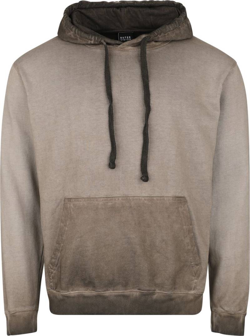 Outer Vision Kapuzenpullover - Hoodie MAS - S bis M - für Männer - Größe M - grau von Outer Vision