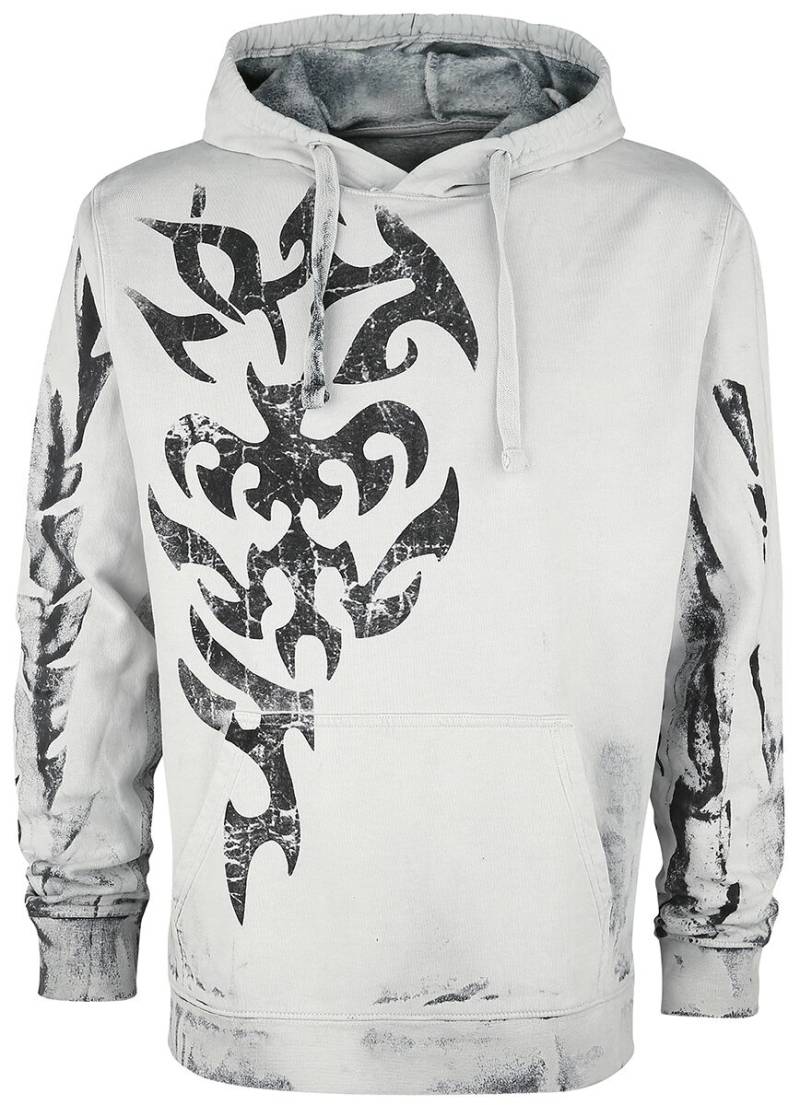Outer Vision Kapuzenpullover - Verve Tattoo - S bis XXL - für Männer - Größe M - grau von Outer Vision