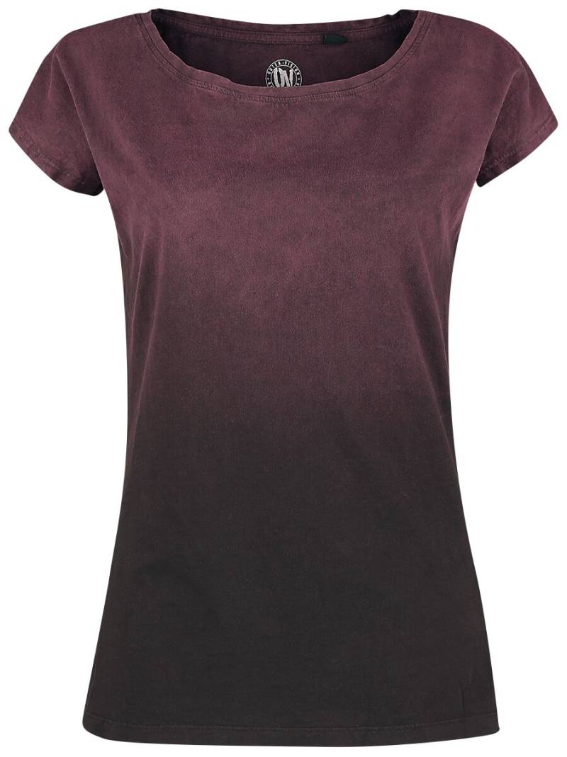 Outer Vision Marylin T-Shirt grau weinrot in XL von Outer Vision