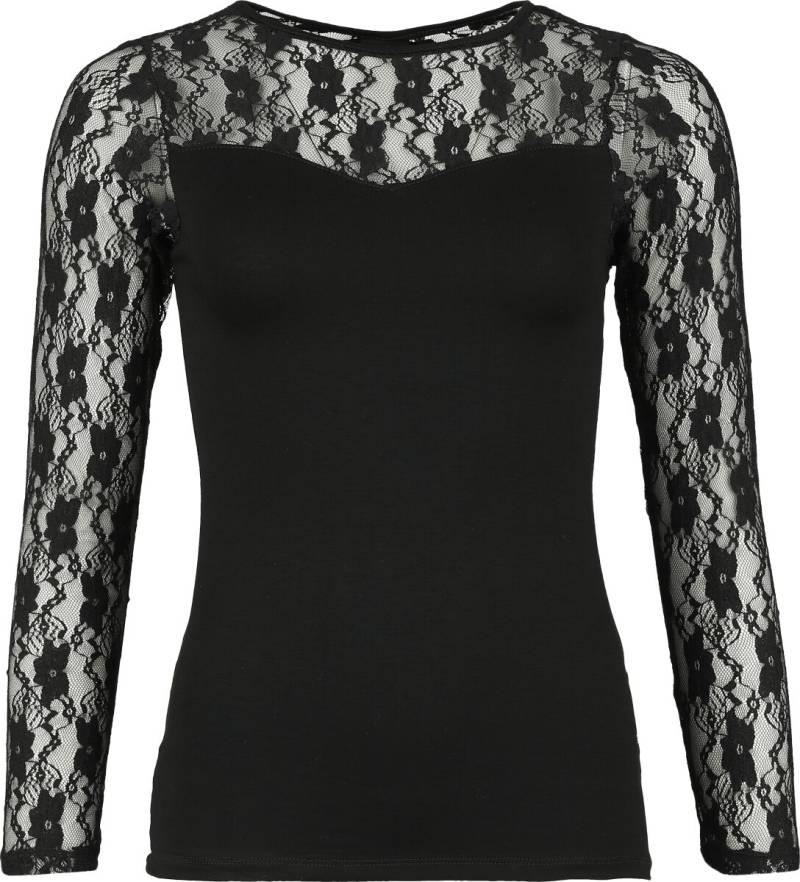 Outer Vision Montse Langarmshirt schwarz in XXL Outer Vision Montse Langarmshirt schwarz in XXL von Outer Vision