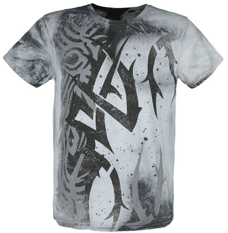 Outer Vision Nightmare Tattoo T-Shirt weiß in 3XL von Outer Vision