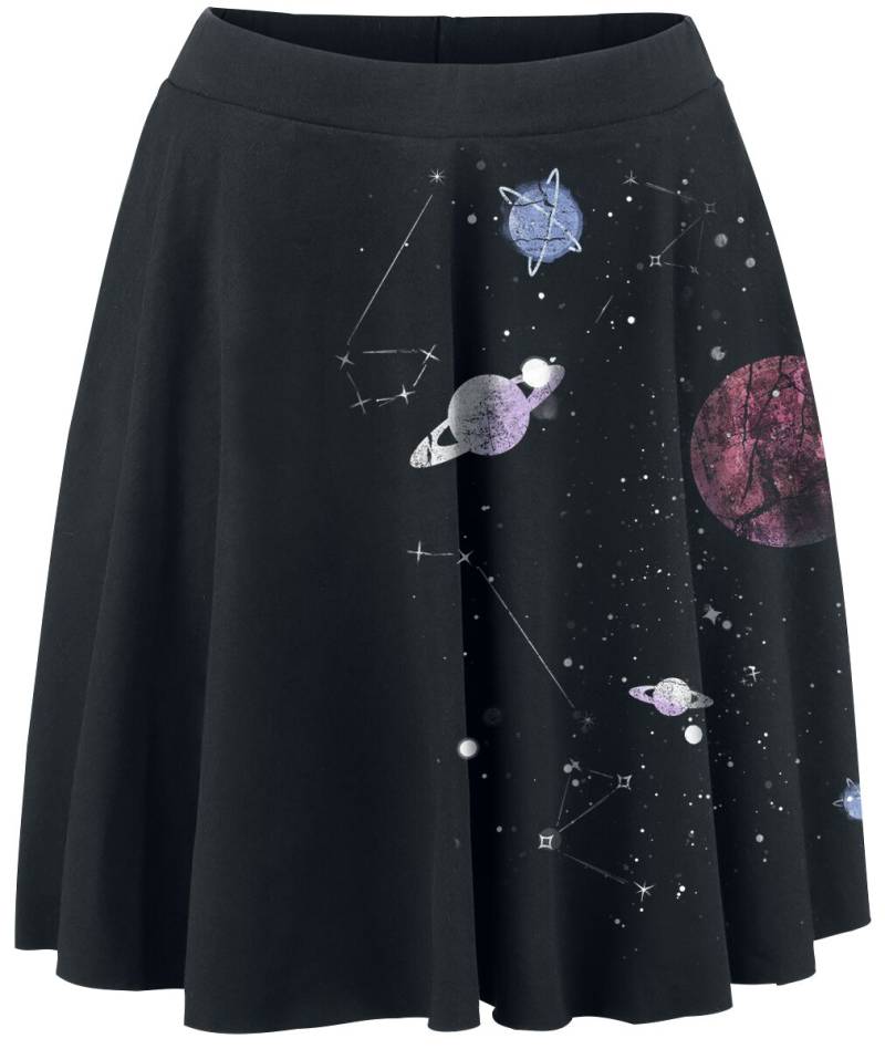 Outer Vision Planetarium Kurzer Rock schwarz in XXL von Outer Vision